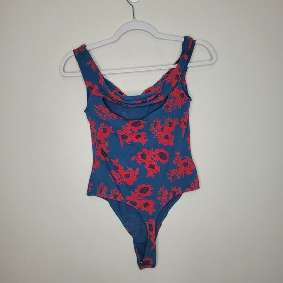 Free People So Much Off the Shoulder Knit Bodysuit Whimsy Size Med NWT - Picture 4 of 8